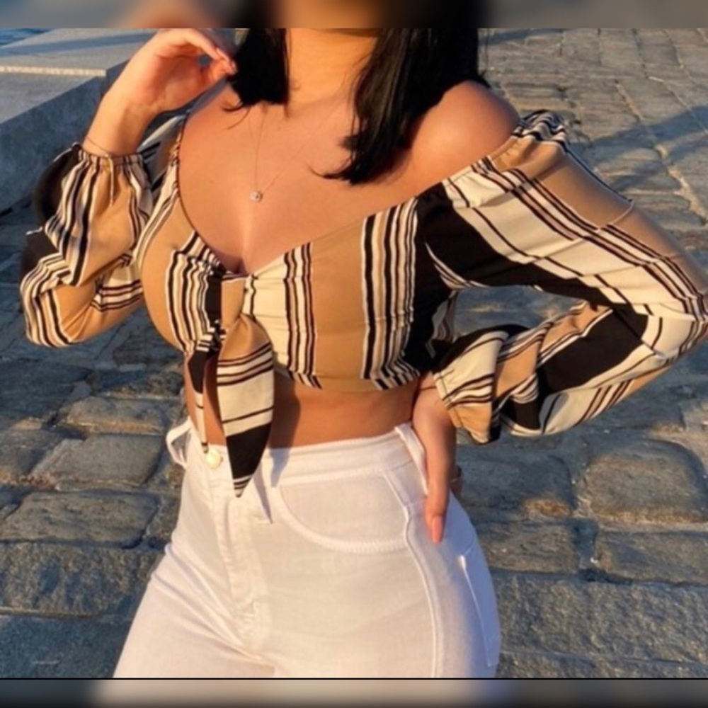 Tie Front Crop Top